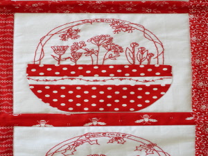 8c - wild flower calendar quilt additional image 2