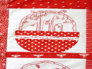 8d - wild flower calendar quilt additional image 3